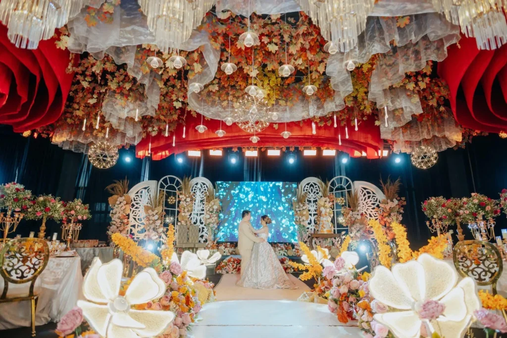 Elegant wedding setup by Events by Ms. Amor – top wedding planner in Davao City