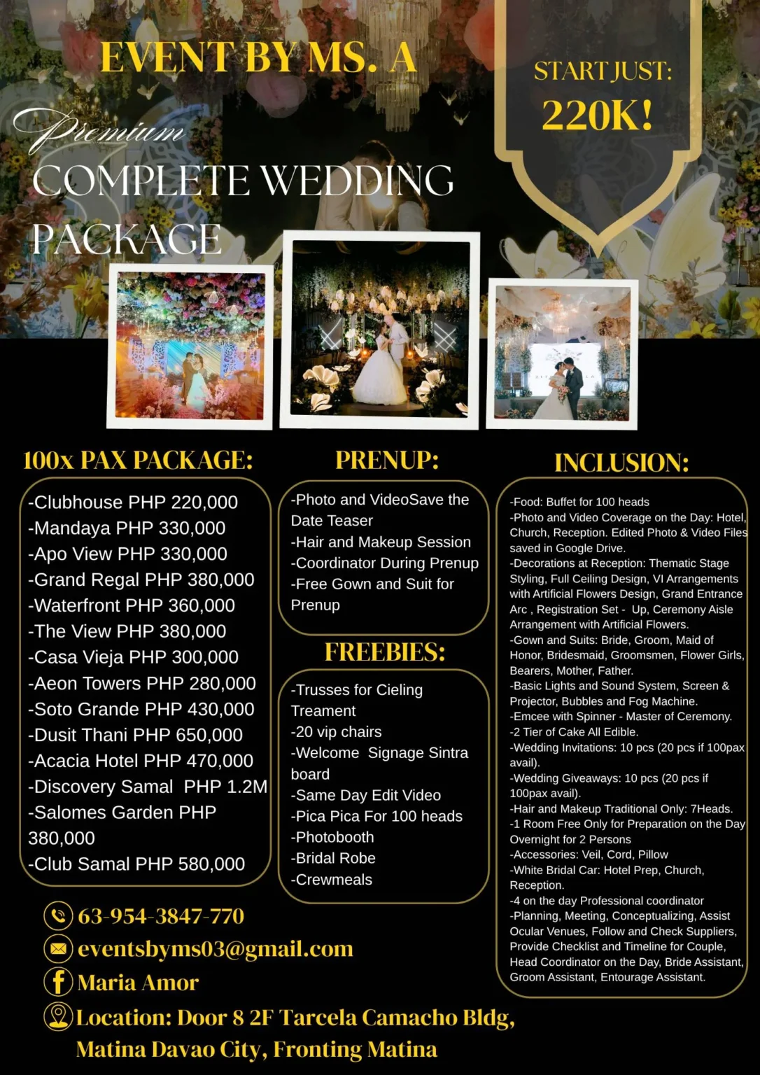 Premium Complete Wedding Package